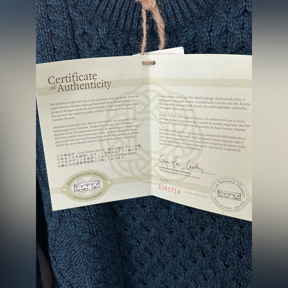 Aran Sweater Market Super Soft Crew - Picture 7 of 10